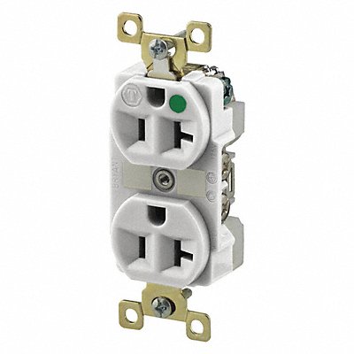 Receptacle White 20A 5-20R NEMA Config.