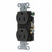 Receptacle Black 15A 5-15R NEMA Config.