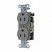 Receptacle Gray 15A Duplex Outlet Nylon