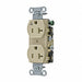 Receptacle Ivory 3 Wires Side Winning
