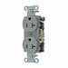 Receptacle Gray 20A 125VAC Side Winning
