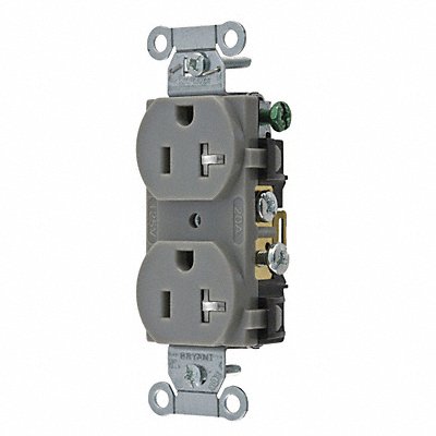 Receptacle Gray 20A Nylon Side Winning