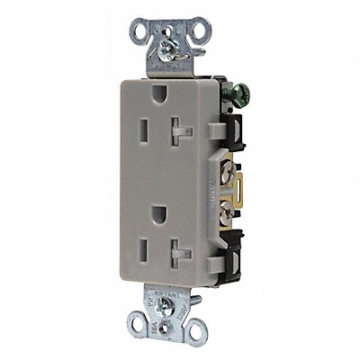 Receptacle Gray 20A Decorator Outlet