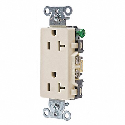 Receptacle Light Almond Decorator Outlet