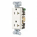 Receptacle White 125VAC Decorator Outlet