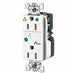 Receptacle White 15A 3 Wires 2 Poles
