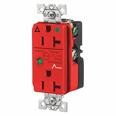 Receptacle Red 20A 3 Wires 2 Poles