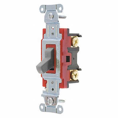 Wall Switch Gray 1-Pole Type 1 to 2 HP