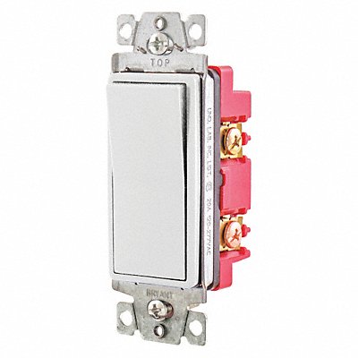 Wall Switch 20A White 4-Way Type Rocker