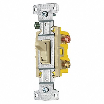 Wall Switch 15A Ivory 3-Way Type 1/2 HP