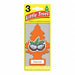 Air Freshener Card with String Orng PK3