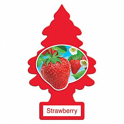 Air Freshener Card with String Red PK3