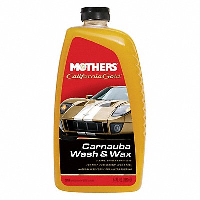 Vehicle Wash Bottle Amber 64 oz Size