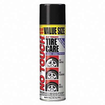 Tire Cleaner Aerosol Can White Foam