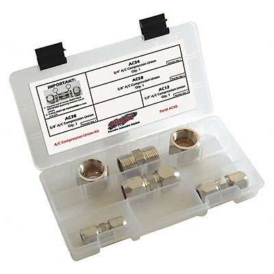 Compression Fitting Kit SAE 4 Pieces