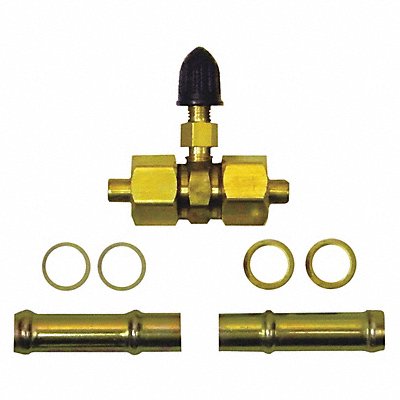 In-Line Schrader Valve Automotive Gold