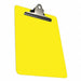 Clipboard Letter Size Plastic Yellow