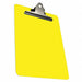 Clipboard Letter Size Plastic Yellow