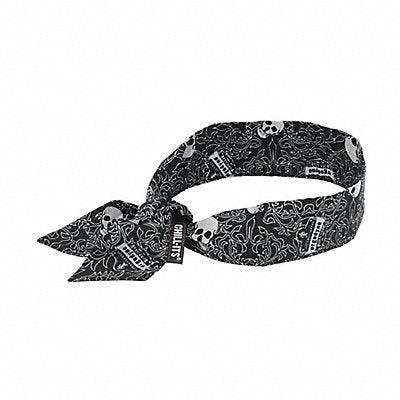 Evaporative Cooling Bandana Black/White