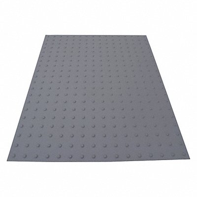 ADA Warning Pad Gray 4 ft L