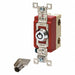 Wall Switch 1-Poke 20A Brown 1-1/2HP