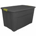 Storage Tote Gray Polypropylene