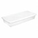 Storage Tote Clear/White Polypropylene