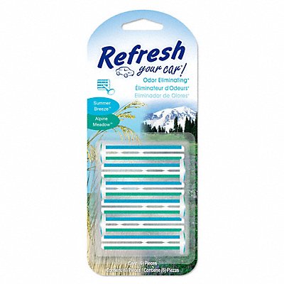 Air Freshener Stick Blue/Green PK6