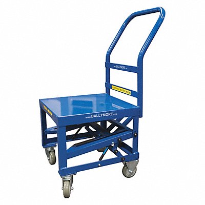 Utility Cart Blue Steel 400 lb 27 L