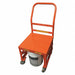 Utility Cart Orange Steel 400 lb 27 L