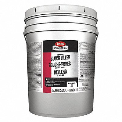 Block Filler Wht Gloss Finish 5 gal Sz