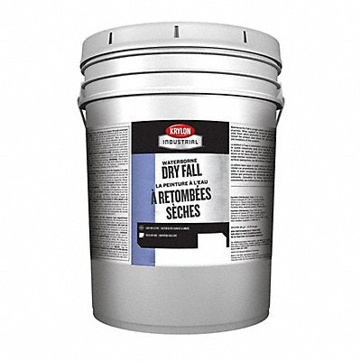 Dry Fall Paint Black Flat 5 gal Pail