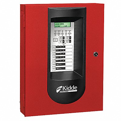 Alarm Control Panel Red 14-1/4 W Steel