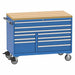 Mod Drwr Cab 42 H 10 Drwr Bright Blue