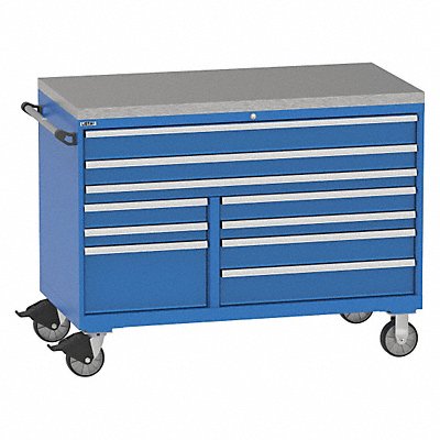 Mod Drwr Cab 42 H 10 Drwr Bright Blue