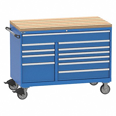 Mod Drwr Cab 42 H 11 Drwr Bright Blue