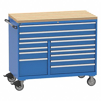 Mod Drwr Cab 48 H 13 Drwr Bright Blue