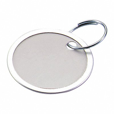 Key Tag White 1-1/4 W x 1-1/4 H PK25