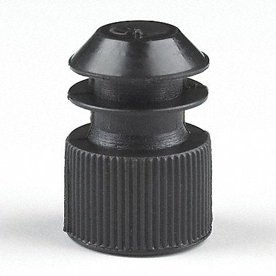 Cap 16 mm Dia Black PK1000