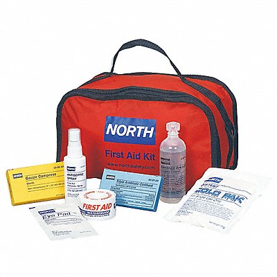 Emergency Medical Kit 5-1/2 W Red