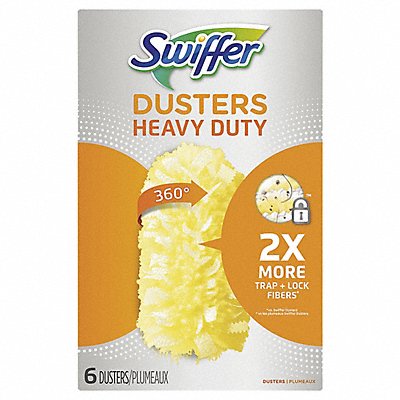 Dusters Refills 7 3/4 in L Yellow PK4