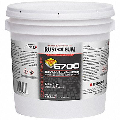 Floor Coating Silver Gray 1 gal Pouch