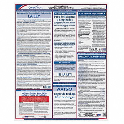 Federal Applicant Area Poster Spanish