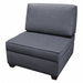 Storage Chair 36 W Blue Upholstery