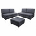 Sectional Sofas Set 180 W Bl Upholstery