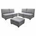 Sectional Sofas Set 180 W Gry Upholstery