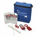 Lockout/Tagout Kit Blue Filled Tool Box