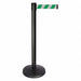 Barrier Post Green/White Striped Belt