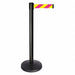 Barrier Post Magenta/Yellow Striped Belt