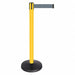 Barrier Post w/Belt Gray Belt 2 Belt W